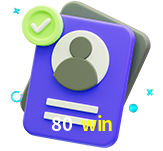 Tornar-se um membro do 80 win é muito simples