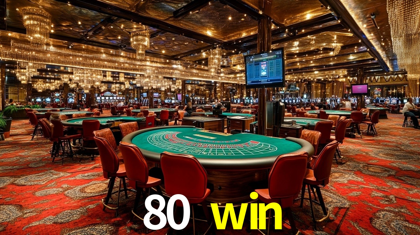 Sinta a adrenalina dos jogos de cassino com 80 win